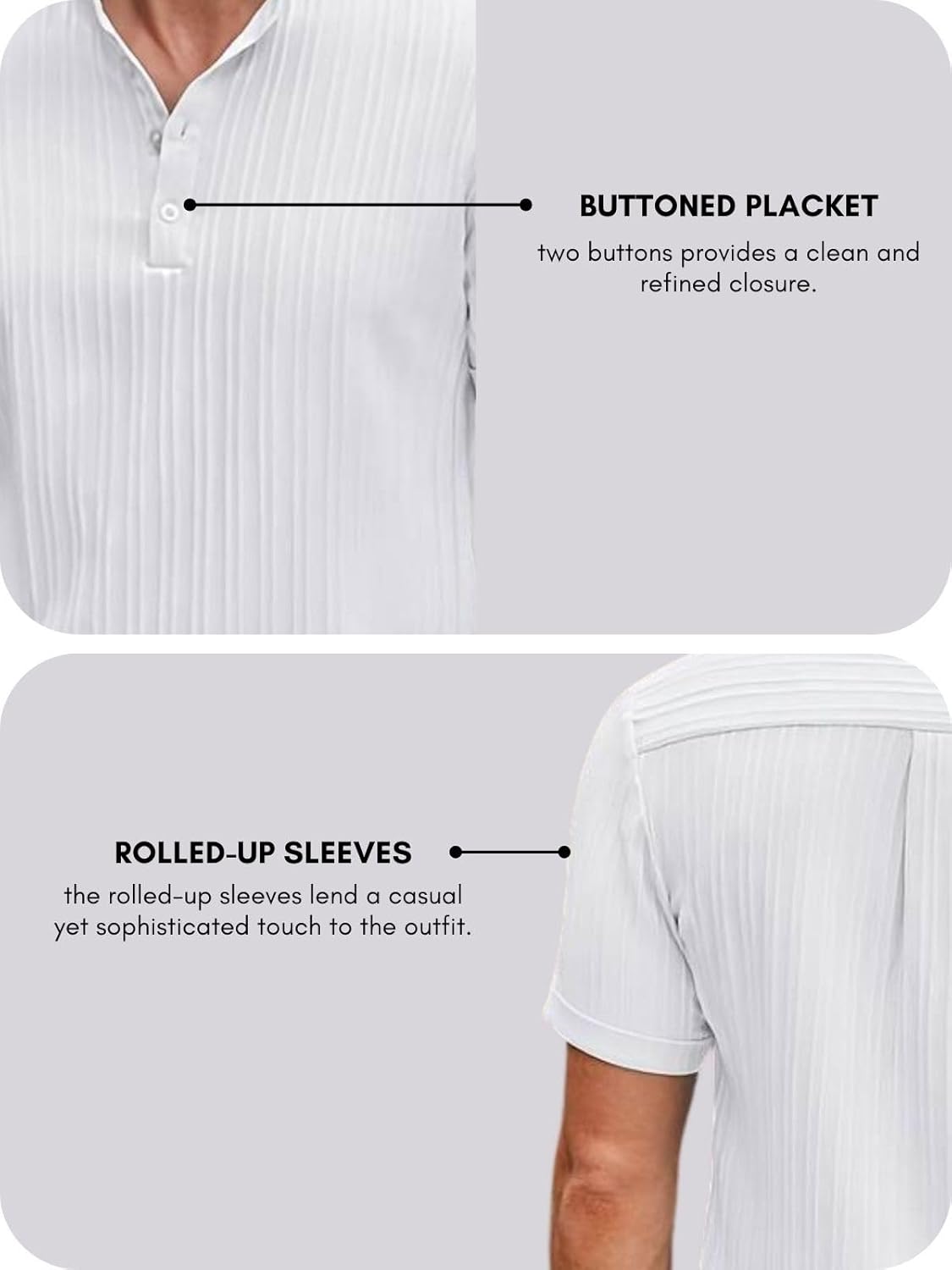 GRECIILOOKS Shirt for Men | Mens Casual Shirt