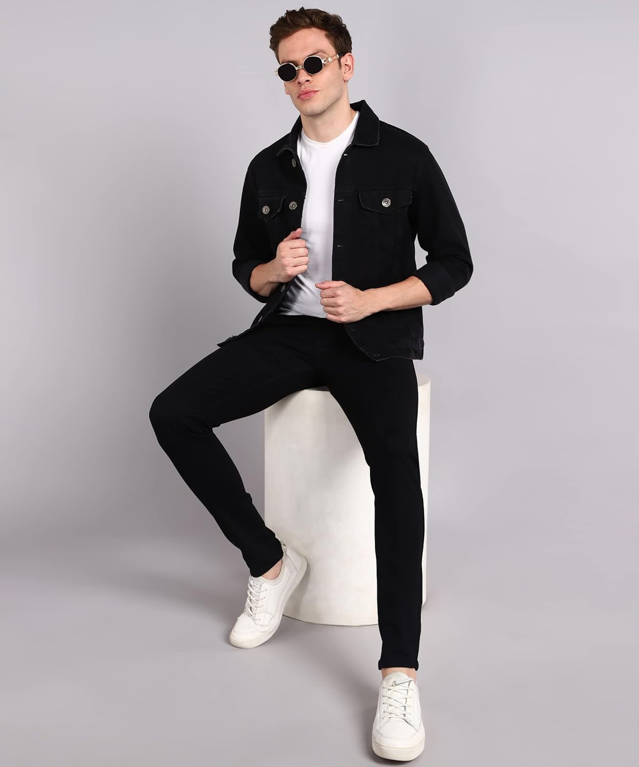 Urbano Fashion Men's Slim Fit Washed Jeans Stretchable