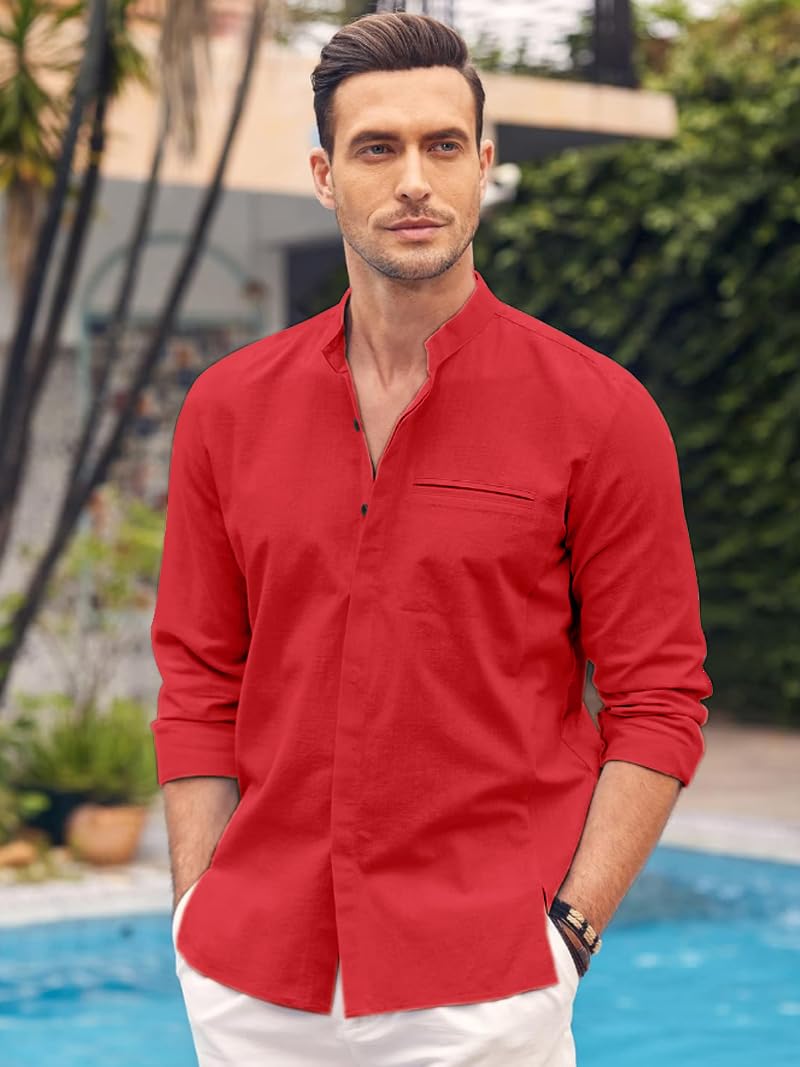 Bellstone Men's Solid Regular Fit Shirt
