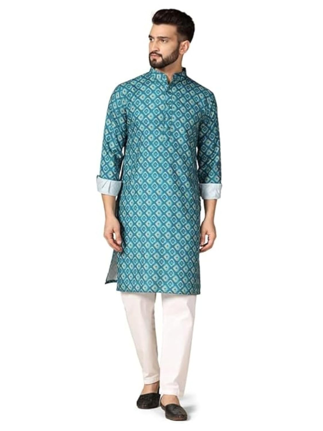 Leriya Fashion Men's Kurta | Rayon Printed Kurta