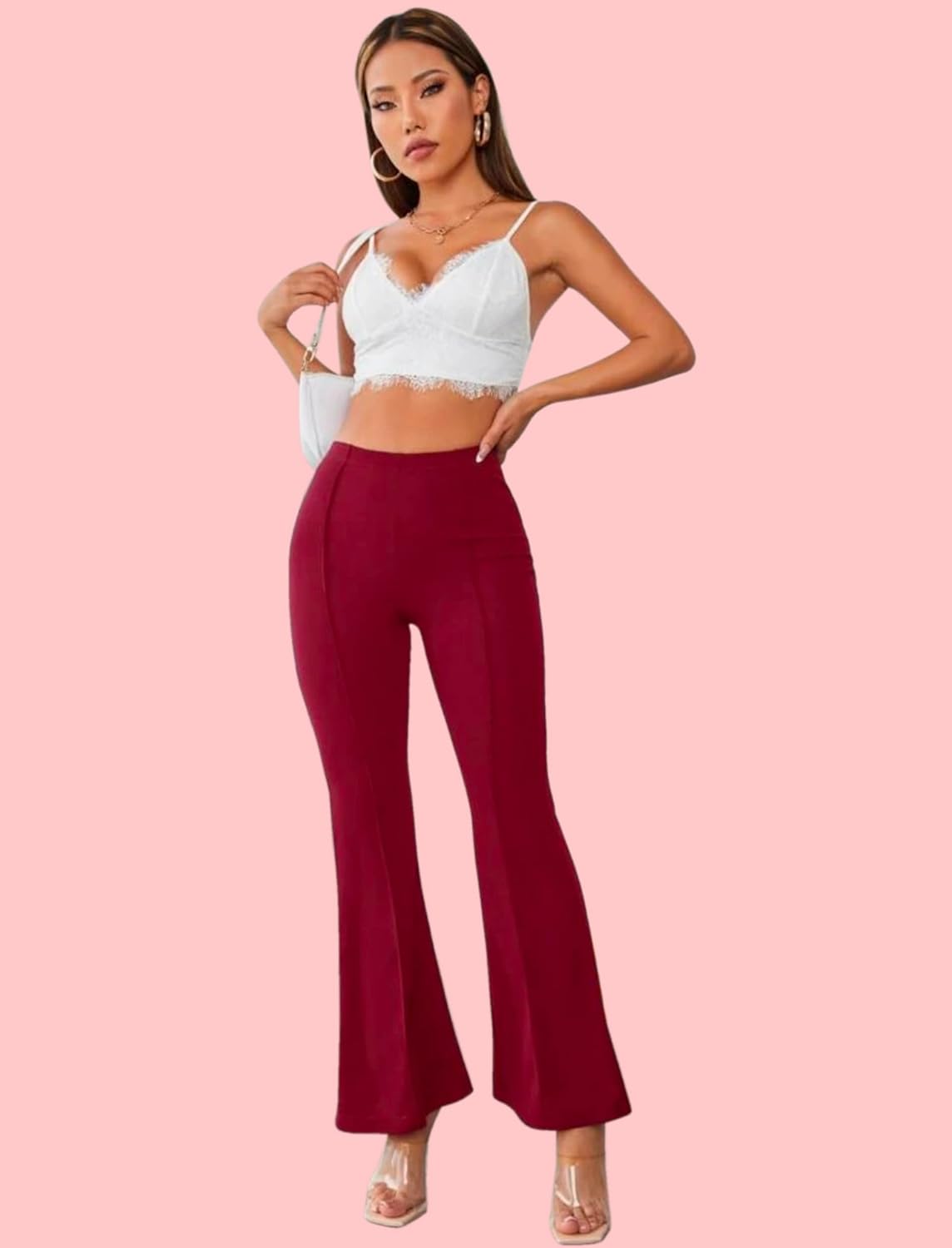 Dream Beauty Fashion Women's High Waist Bell Bottom