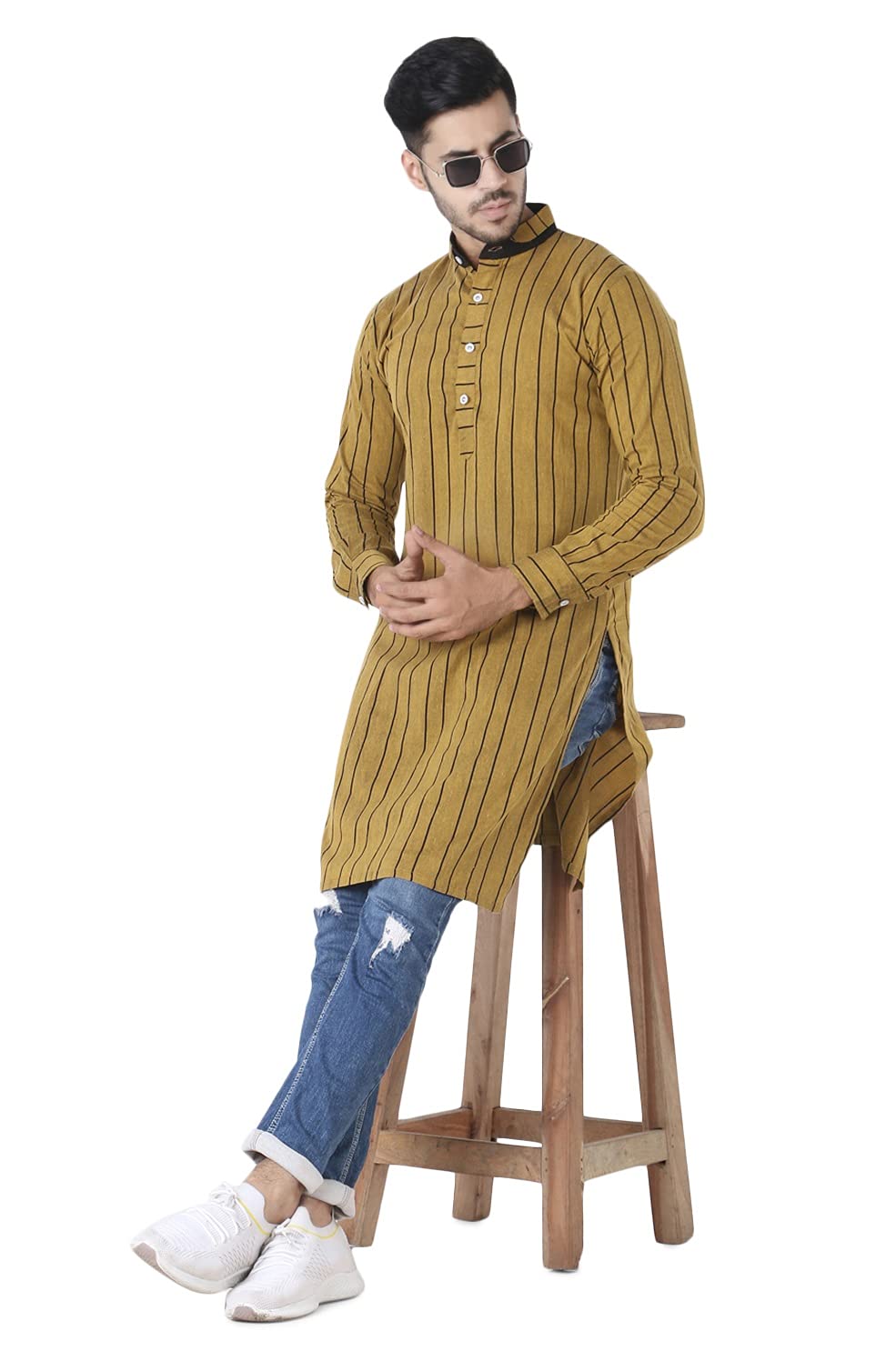 OM SAI LATEST CREATION Men's Cotton Regular Fashion