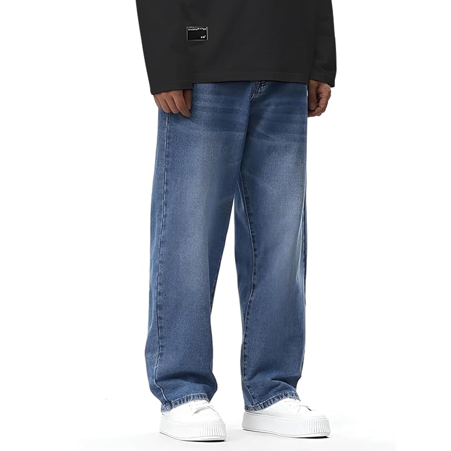 London Hills Men's Relaxed Fit Mid Rise Jeans || Relaxed