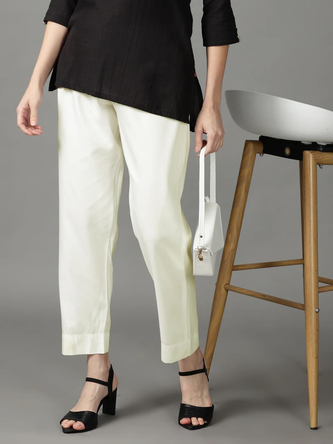 Cadila Women's Cotton Drawstring Rayon Pants