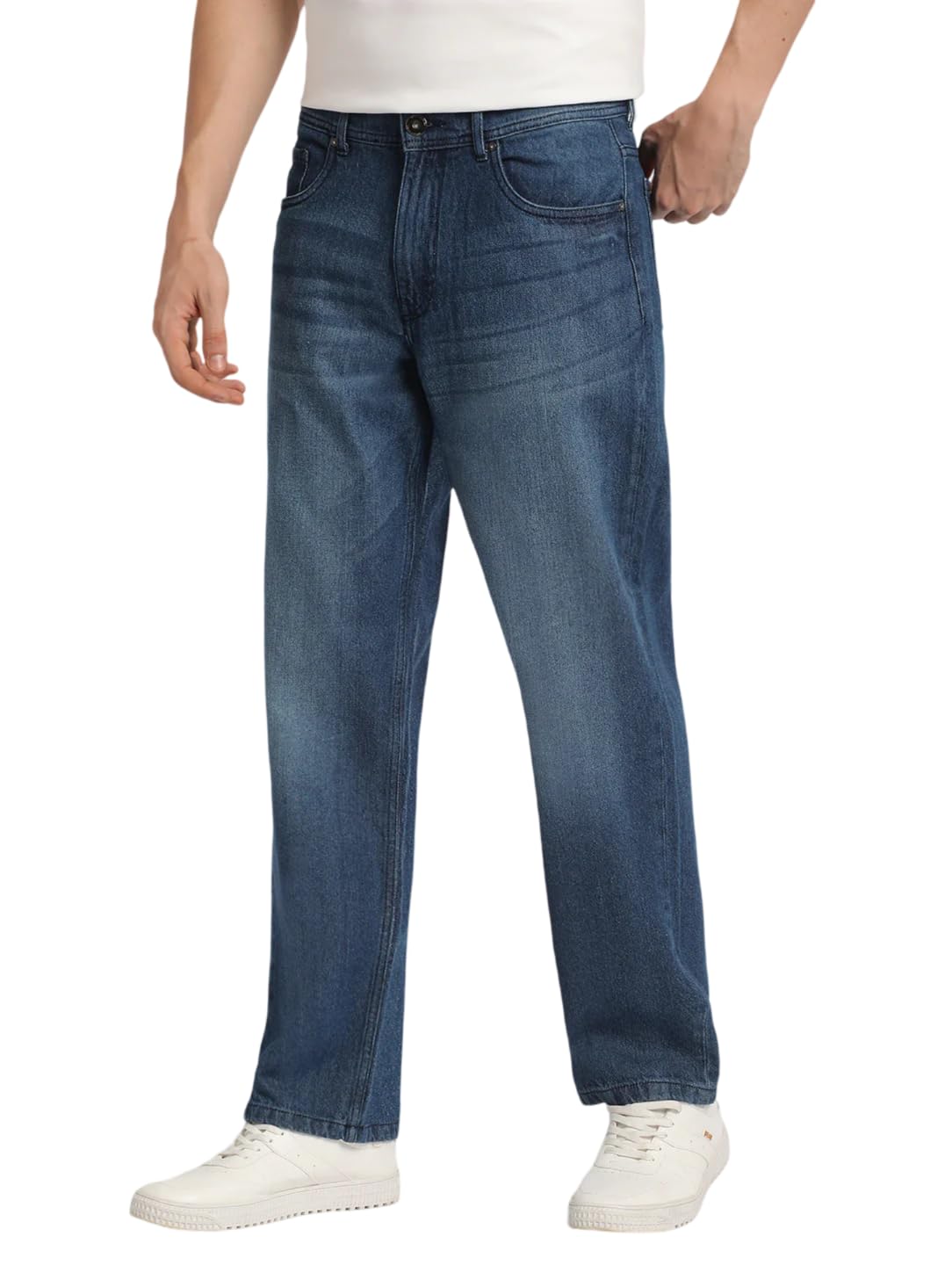 London Hills Men's Relaxed Fit Mid Rise Jeans || Relaxed