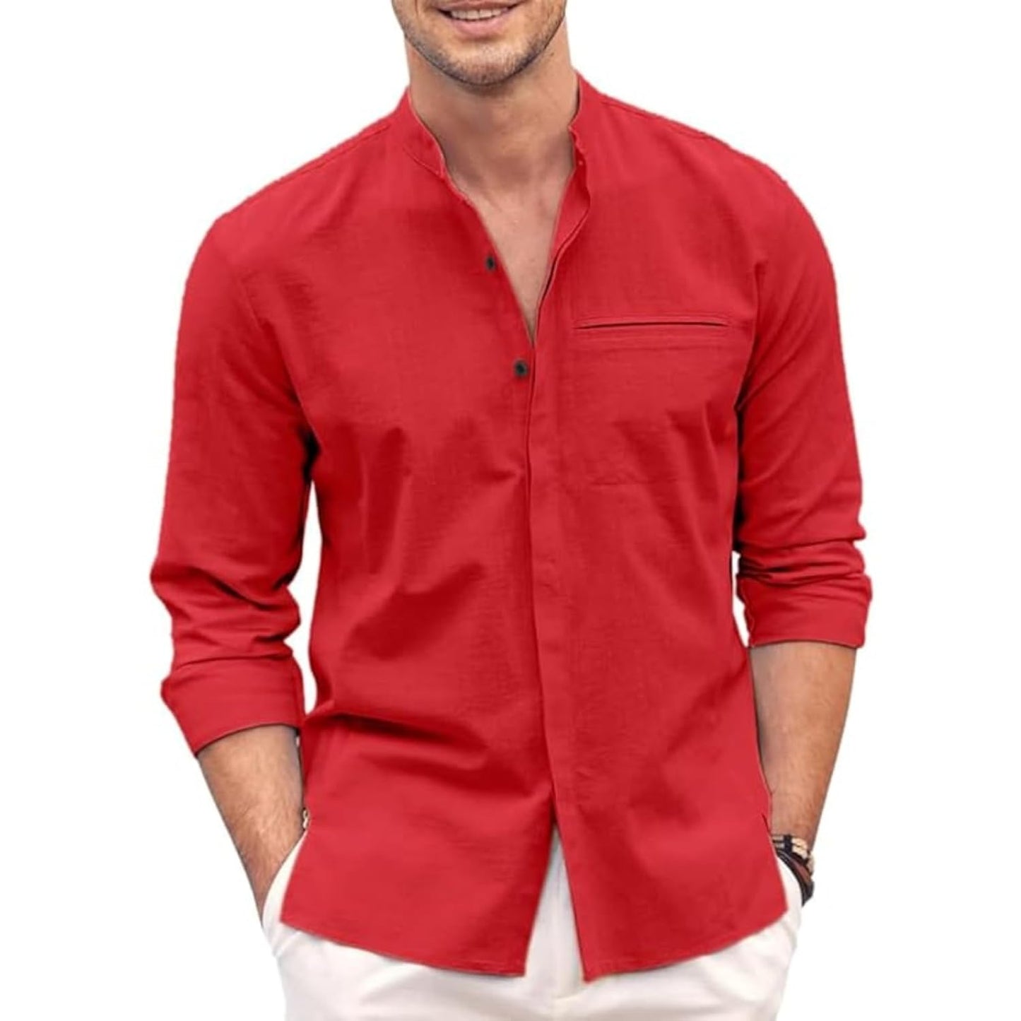 Bellstone Men's Solid Regular Fit Shirt
