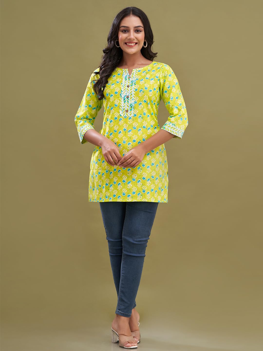 Women Cotton Printed Short Kurti | Short Kurti