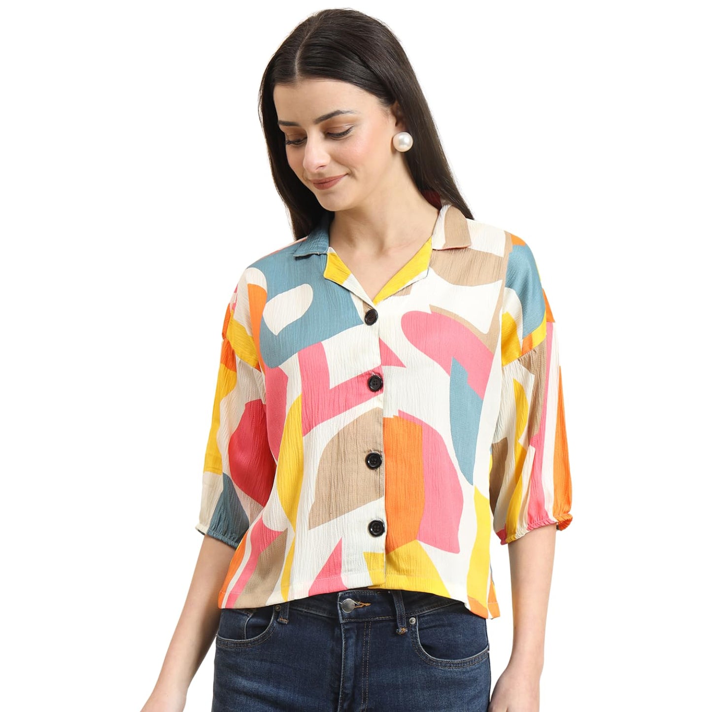 SOFISTY Women's Boxy Shirt | Cotton Bland