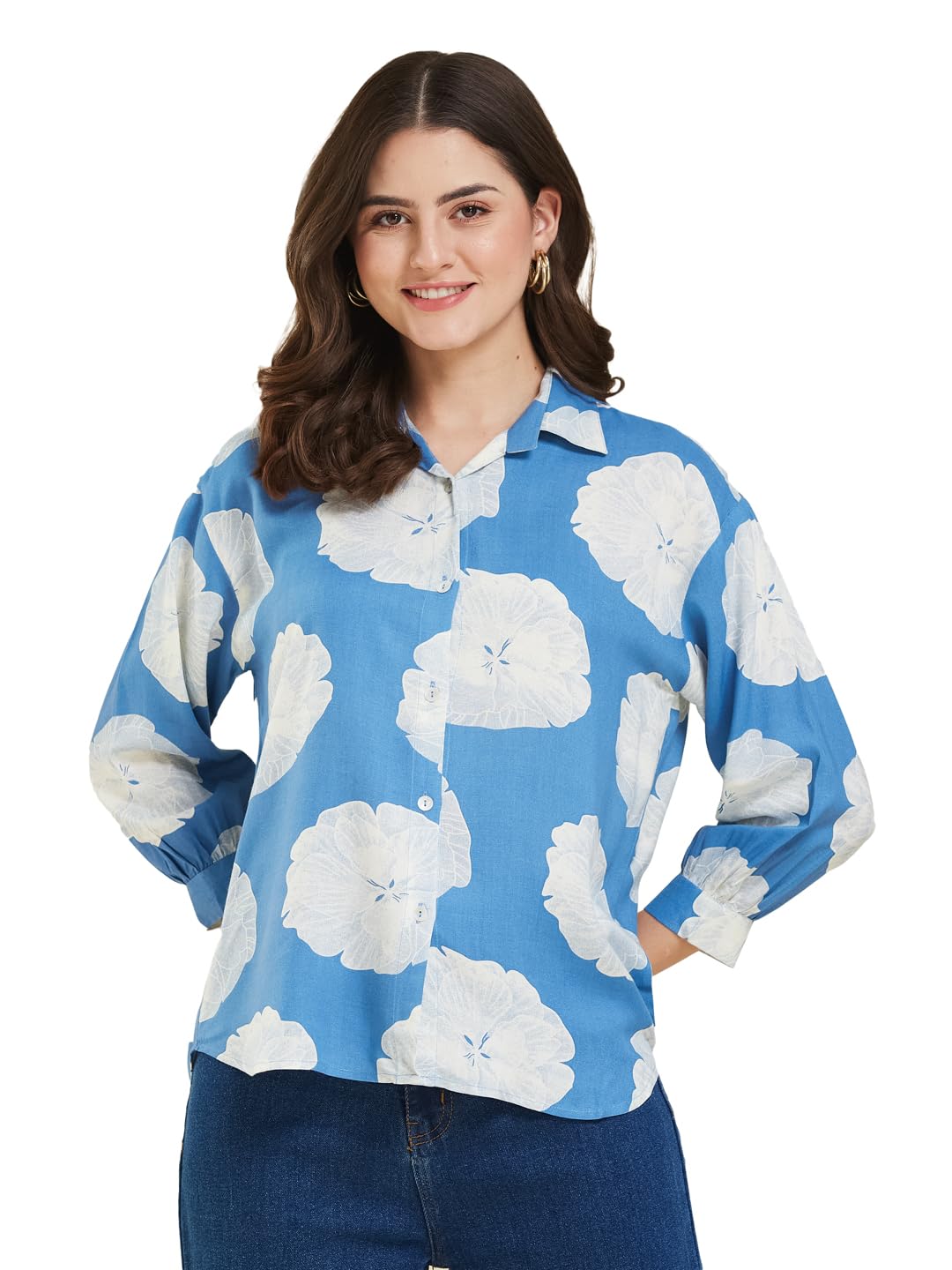 J TURRITOPSIS Women's Rayon Floral Printed Stylish