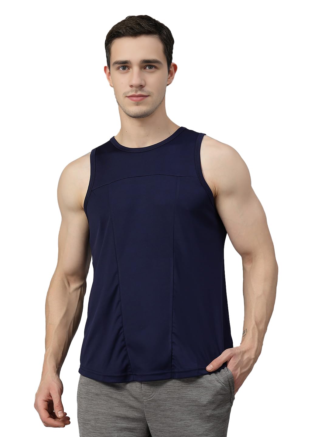 CHKOKKO Tank Tops Sleeveless T-Shirt for Men Dry Fit
