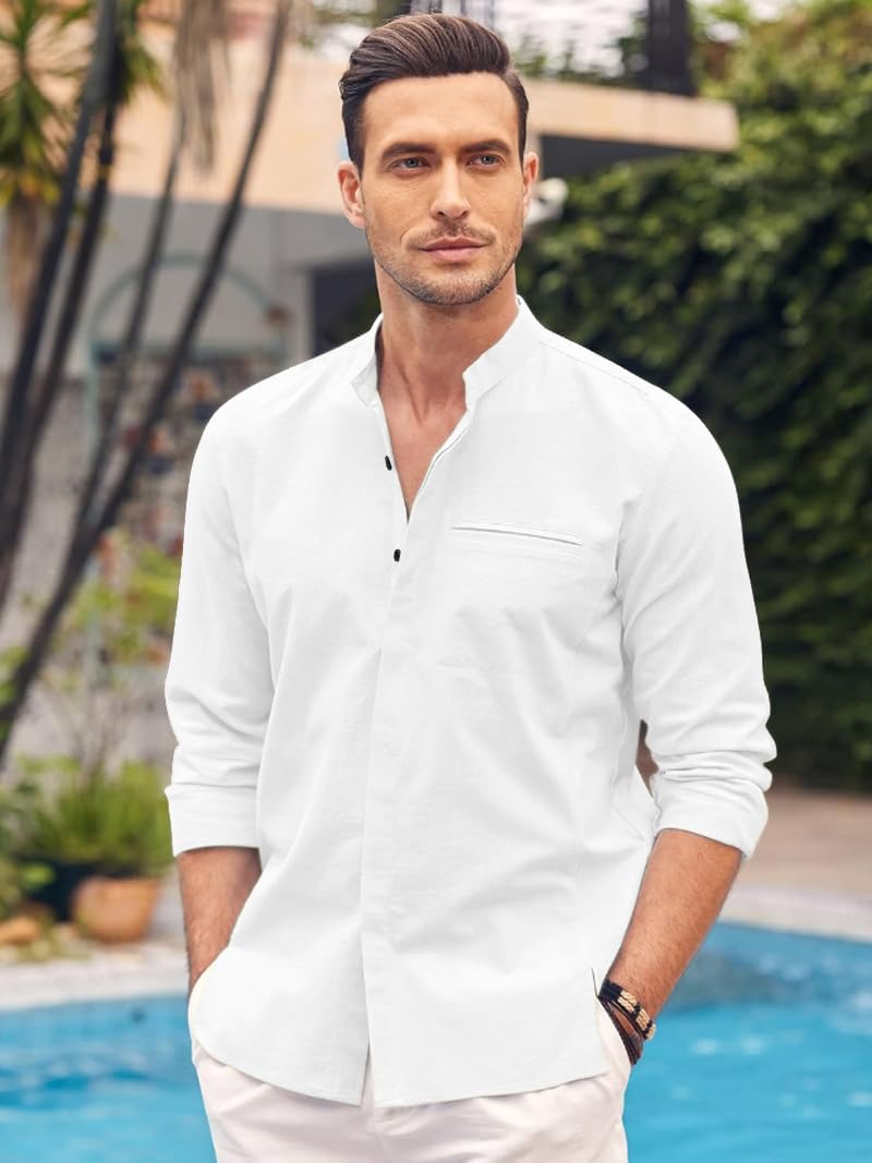 Bellstone Men's Solid Regular Fit Shirt