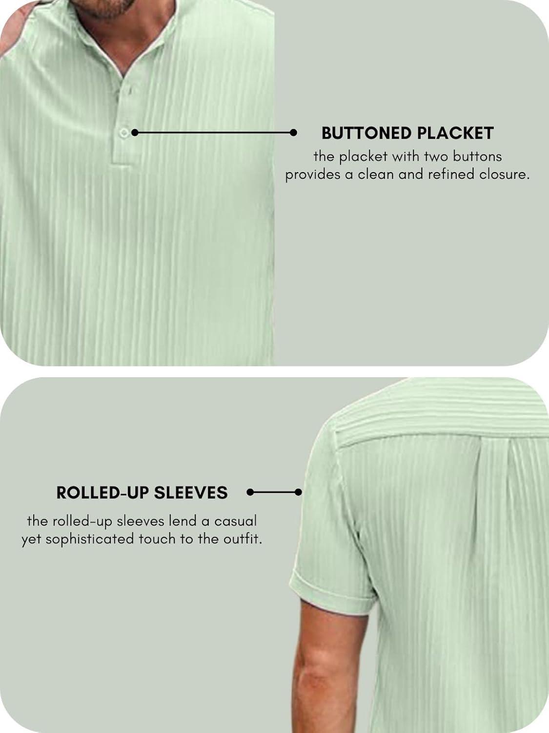 GRECIILOOKS Shirt for Men | Mens Casual Shirt