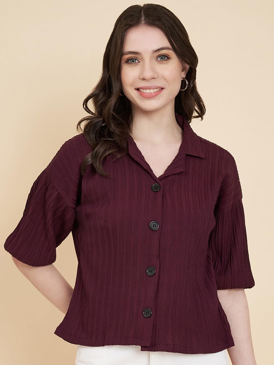 VAIRAGEE Women Cotton Blend Striped Pattern