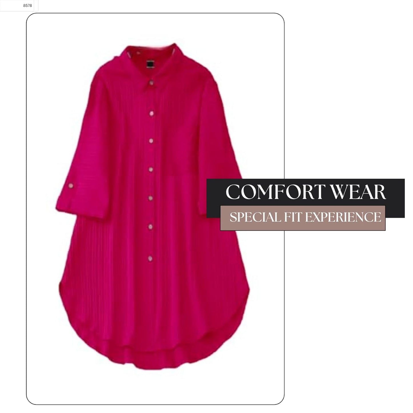 Sheetal Associates Polyester Solid Button Front Shirt Dress for Women || Roll Tab Sleeve & Collared Neck Flared Dress || Office || Summer Short Dresses for Women