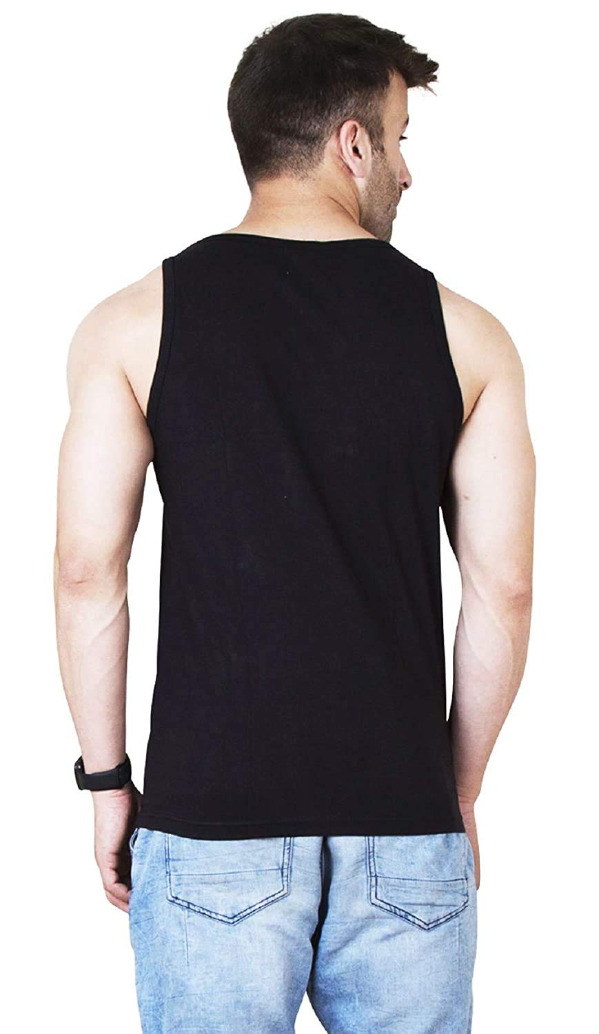 Veirdo Men's Cotton Solid Regular Fit T-Shirt