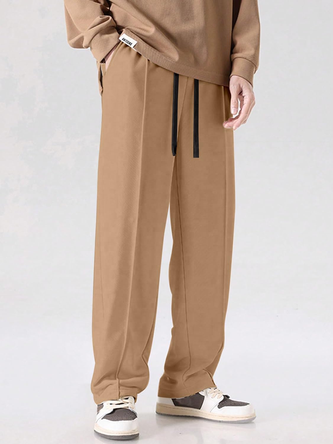 Mehrang White Loose Fit Track Pant for Men || Joggers