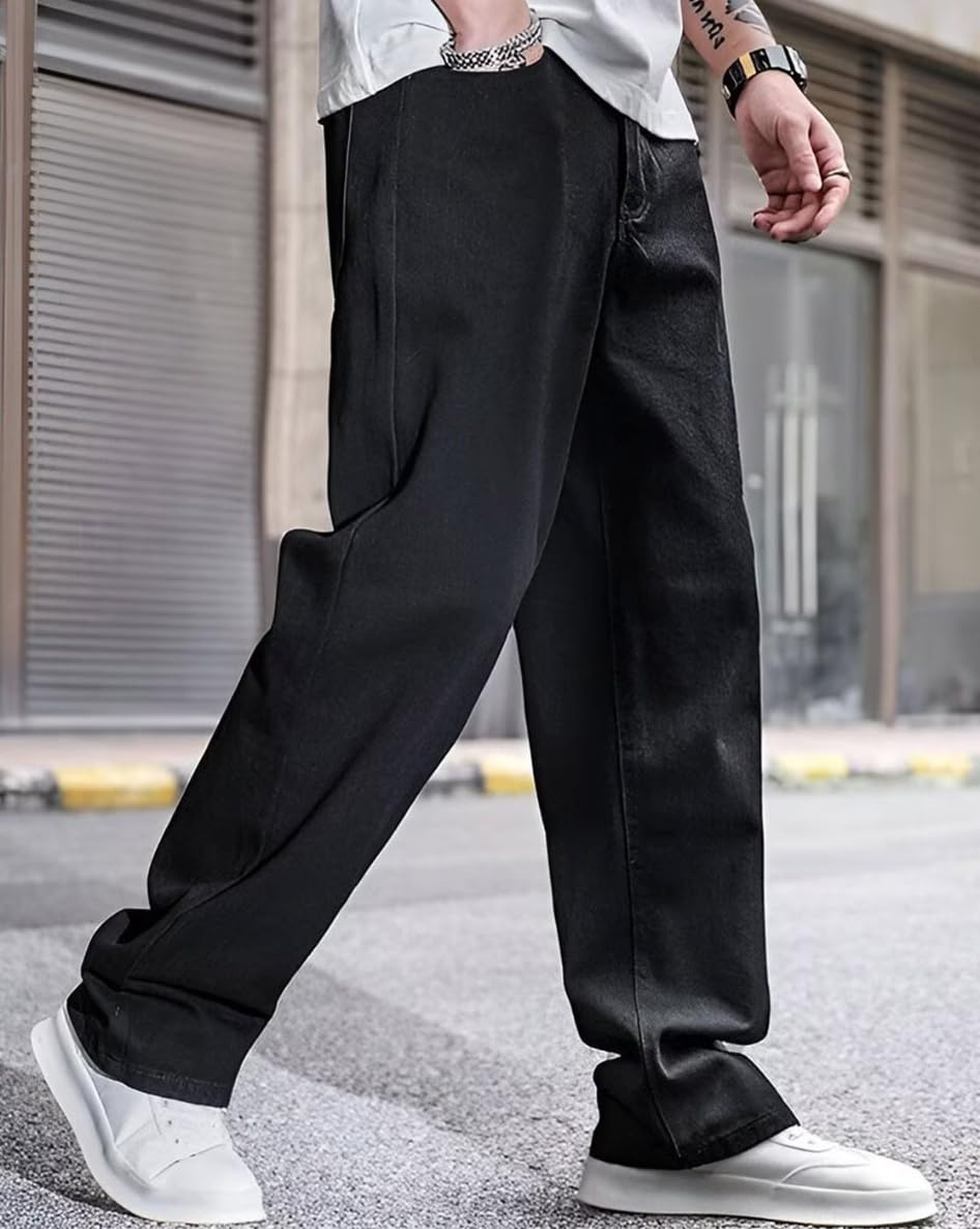 Men's Loose Low Rise Jeans