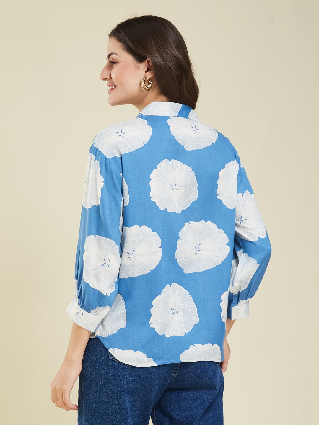 J TURRITOPSIS Women's Rayon Floral Printed Stylish