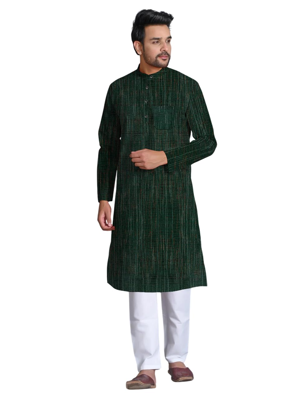 Men's Long Kurta Regular Fit with Pajama | Ethnic Wear