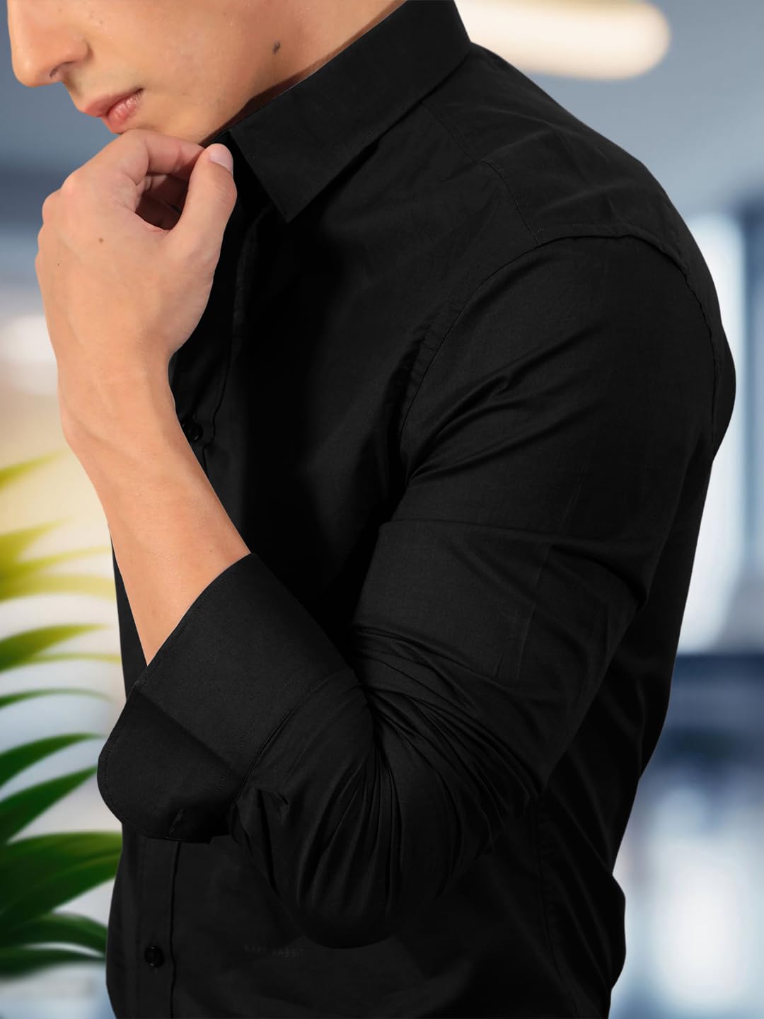 Men's Regular Fit Soft Cotton Blend Casual Comb