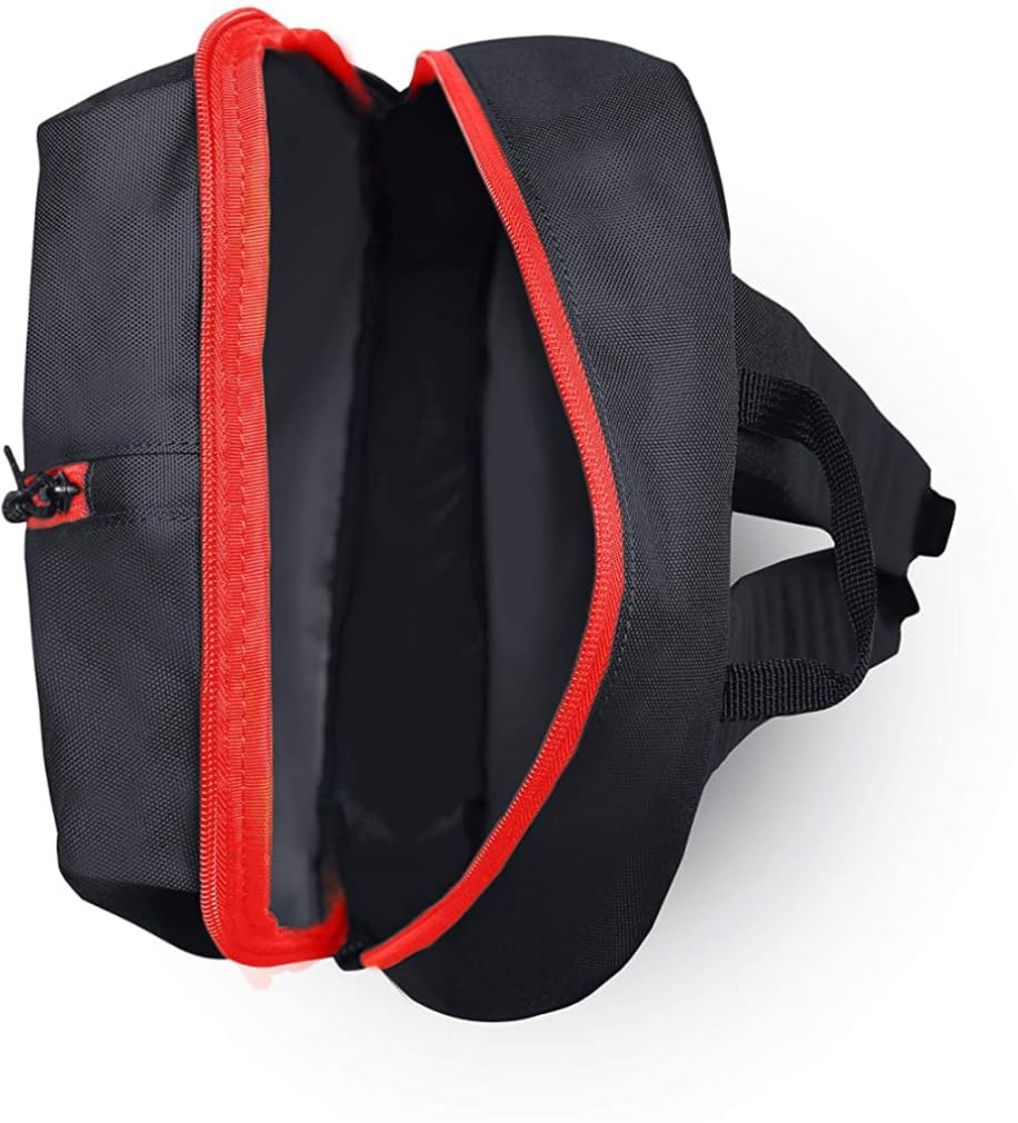 BigPlayer Black PU Leather Casual Backpack