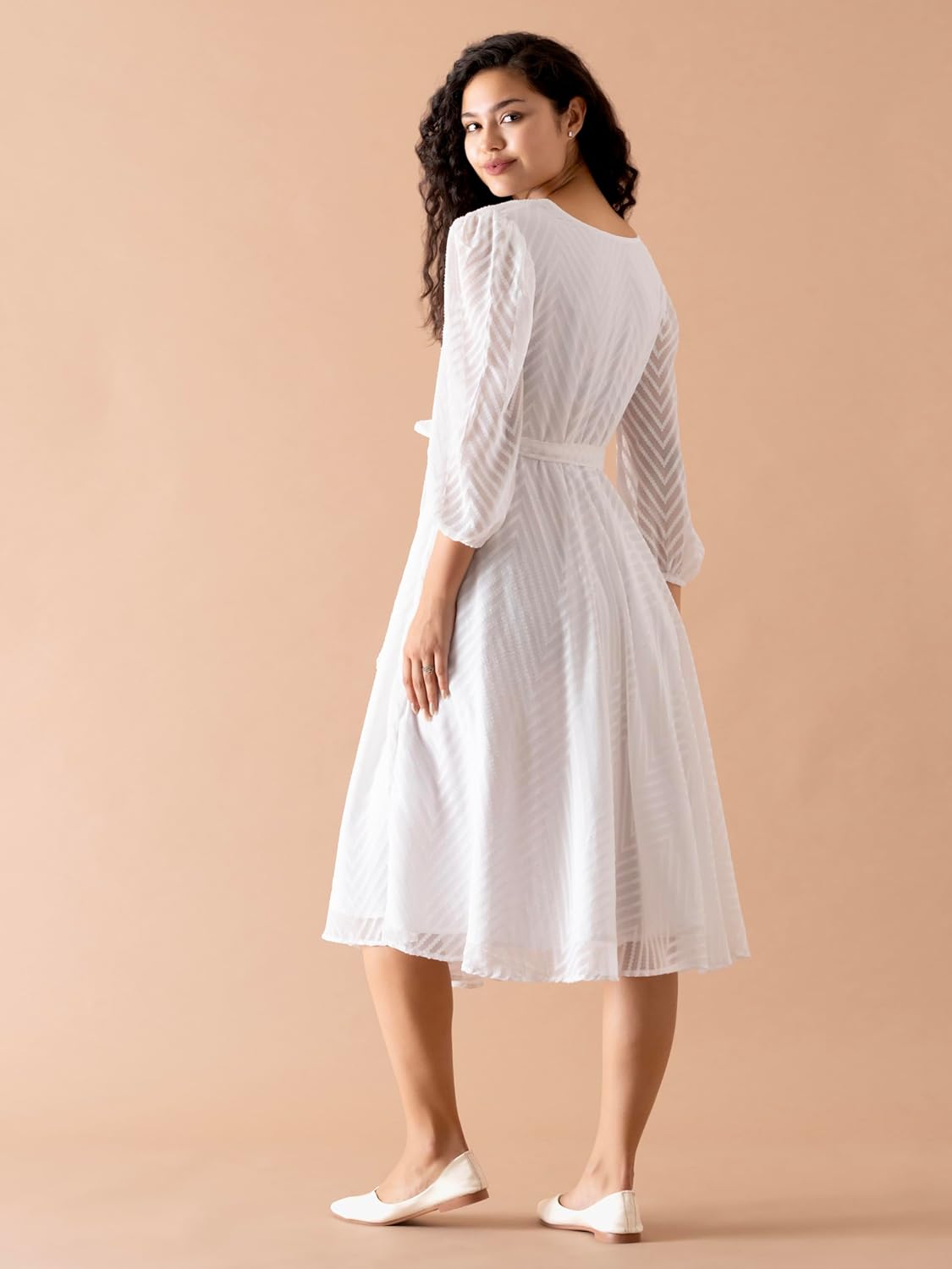 AASK Women Fancy Plain & Solid Designer Dress for Women