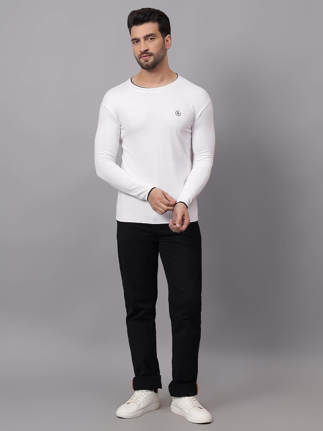 FASHA Men's Solid Regular Fit