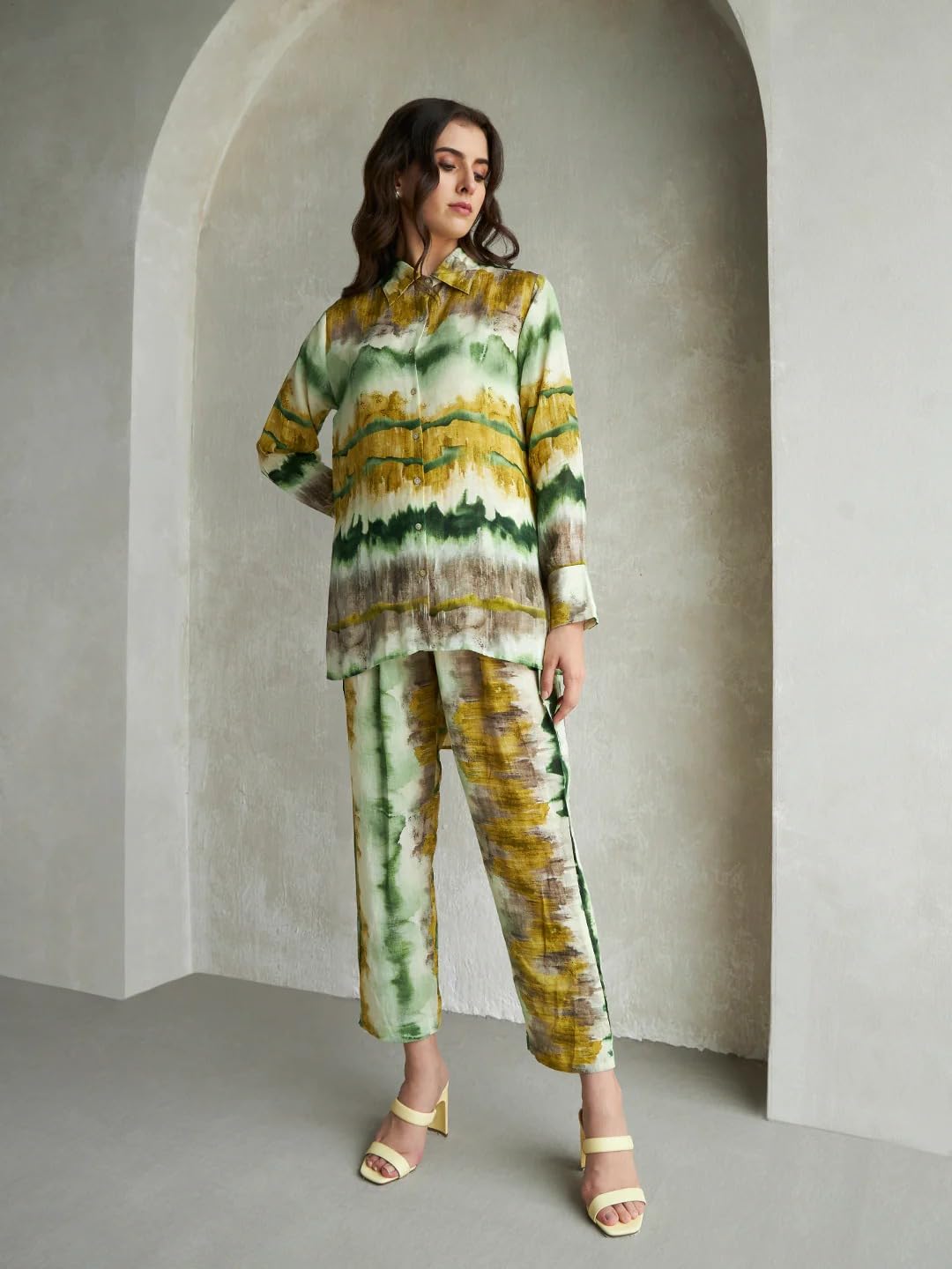 LERIYA FASHION Paisley Printed Kurta-Set for Women