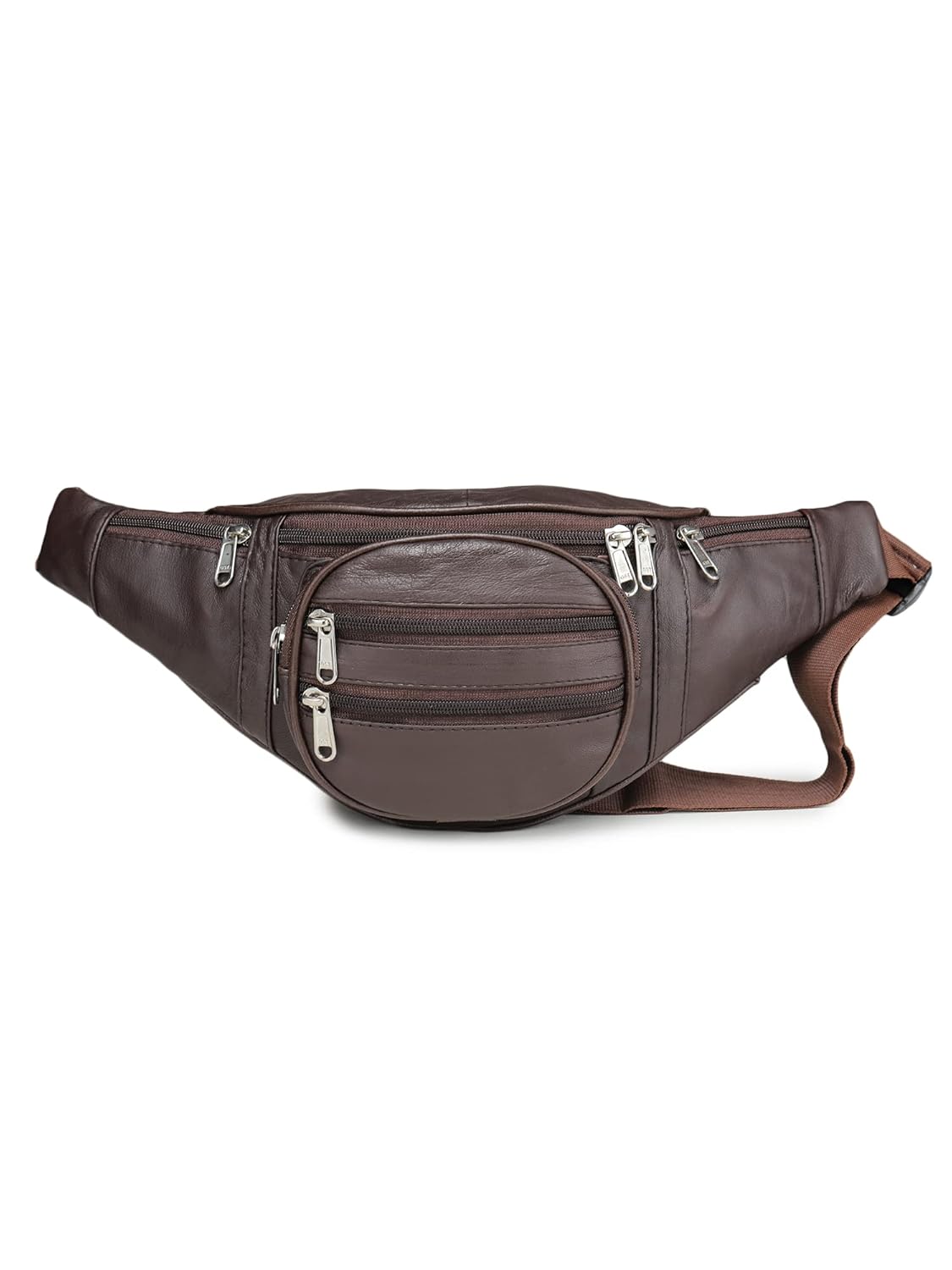 London Real Leather Brown Waist Bag Fanny Bag