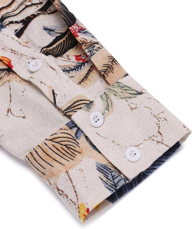 Bellstone Men's Cotton Blend Full Sleeve Printed