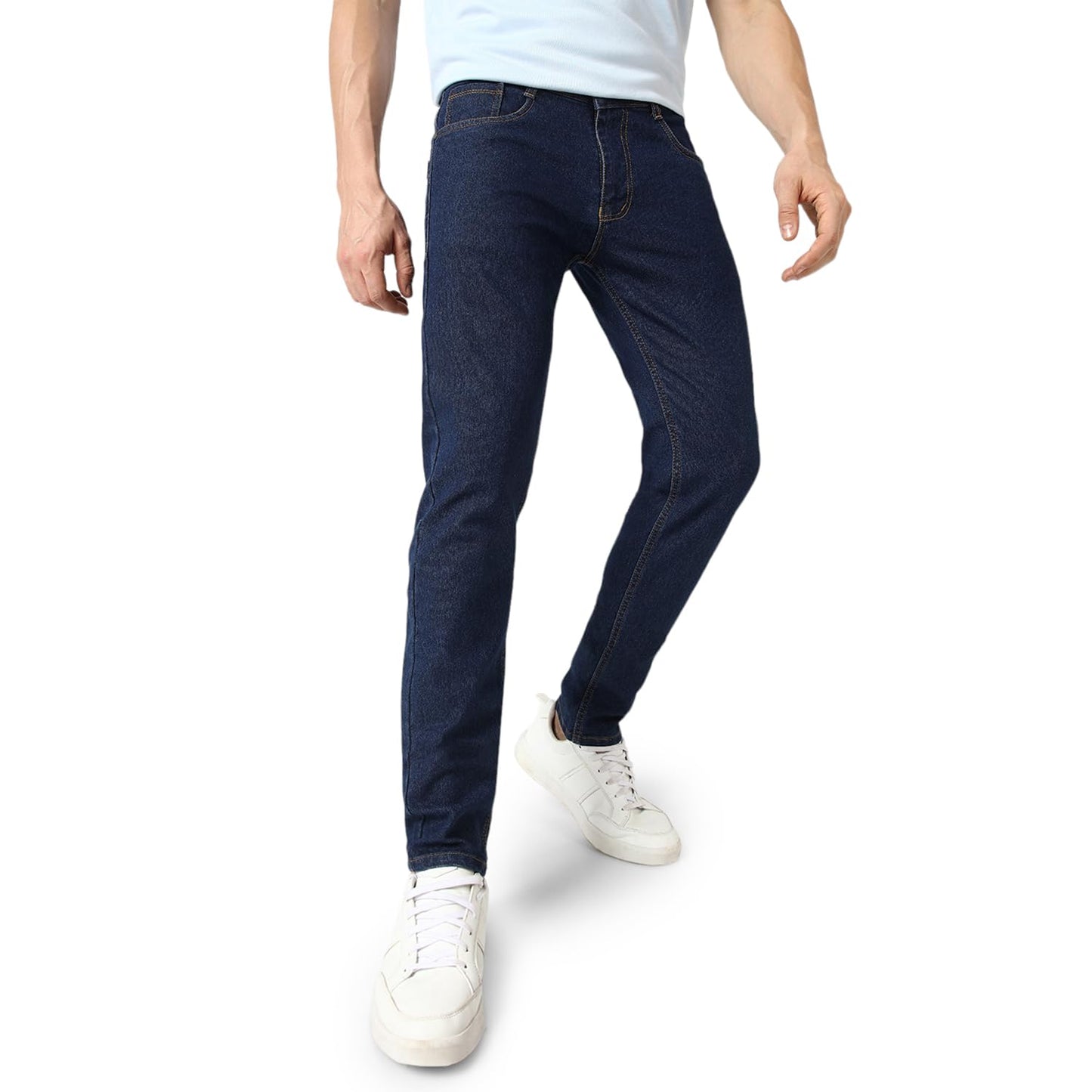 Urbano Fashion Men's Slim Fit Washed Jeans Stretchable