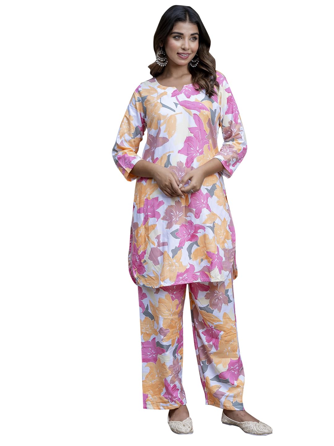 VredeVogel Cotton Blend Kurta Set for Women