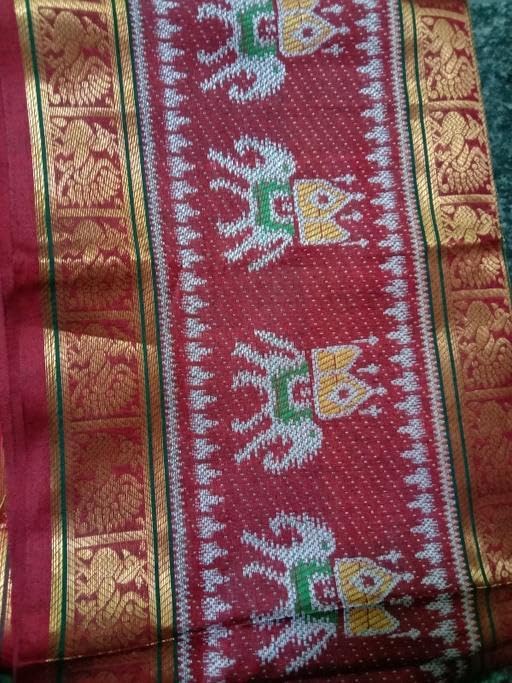 Women Cotton Silk Saree with unstitched blouse