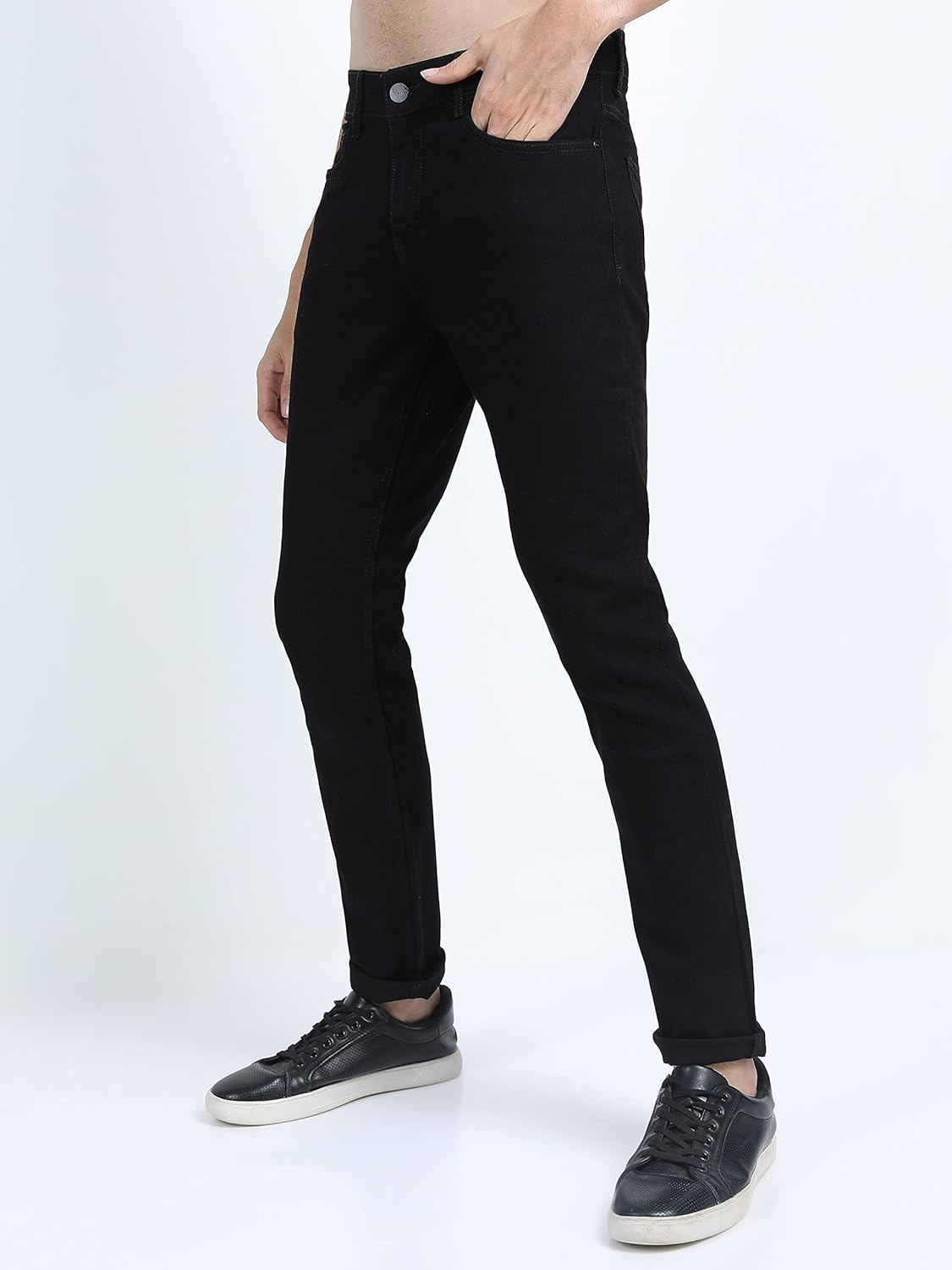 KETCH Men's Slim Fit Mid Rise Jeans (Stretchable)