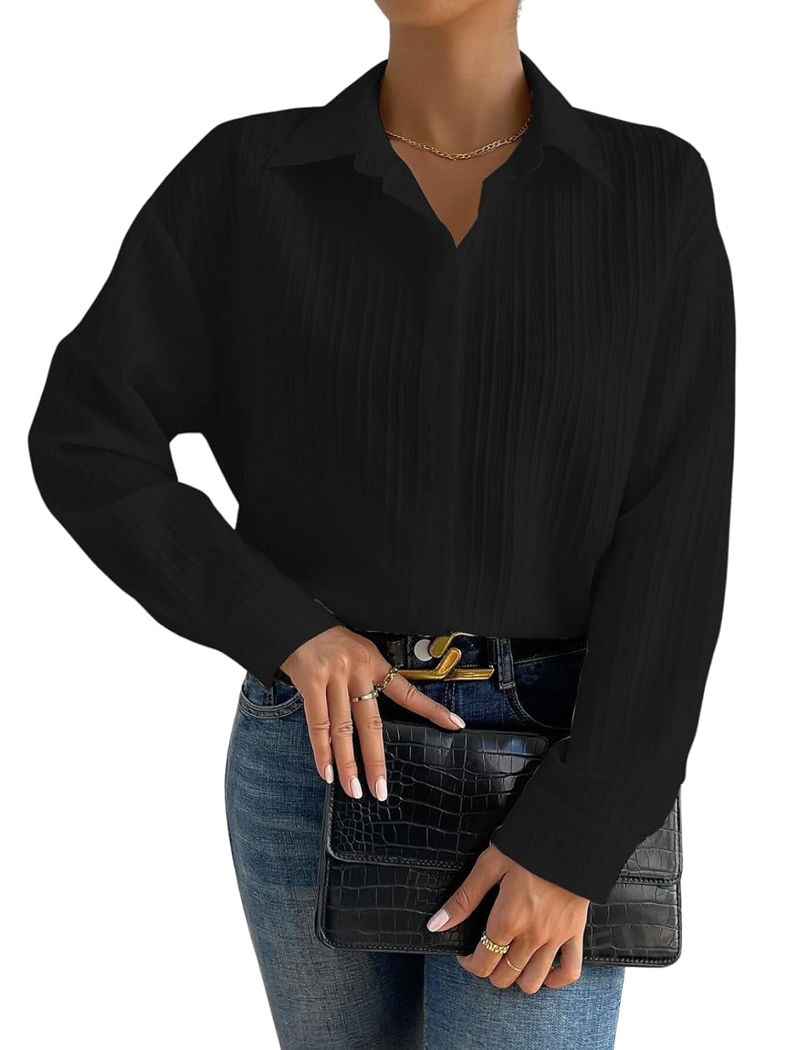 ROYALICA Women and Girls Fancy Women Regular Fit Formal Shirt/Shirts for Women Stylish Western.