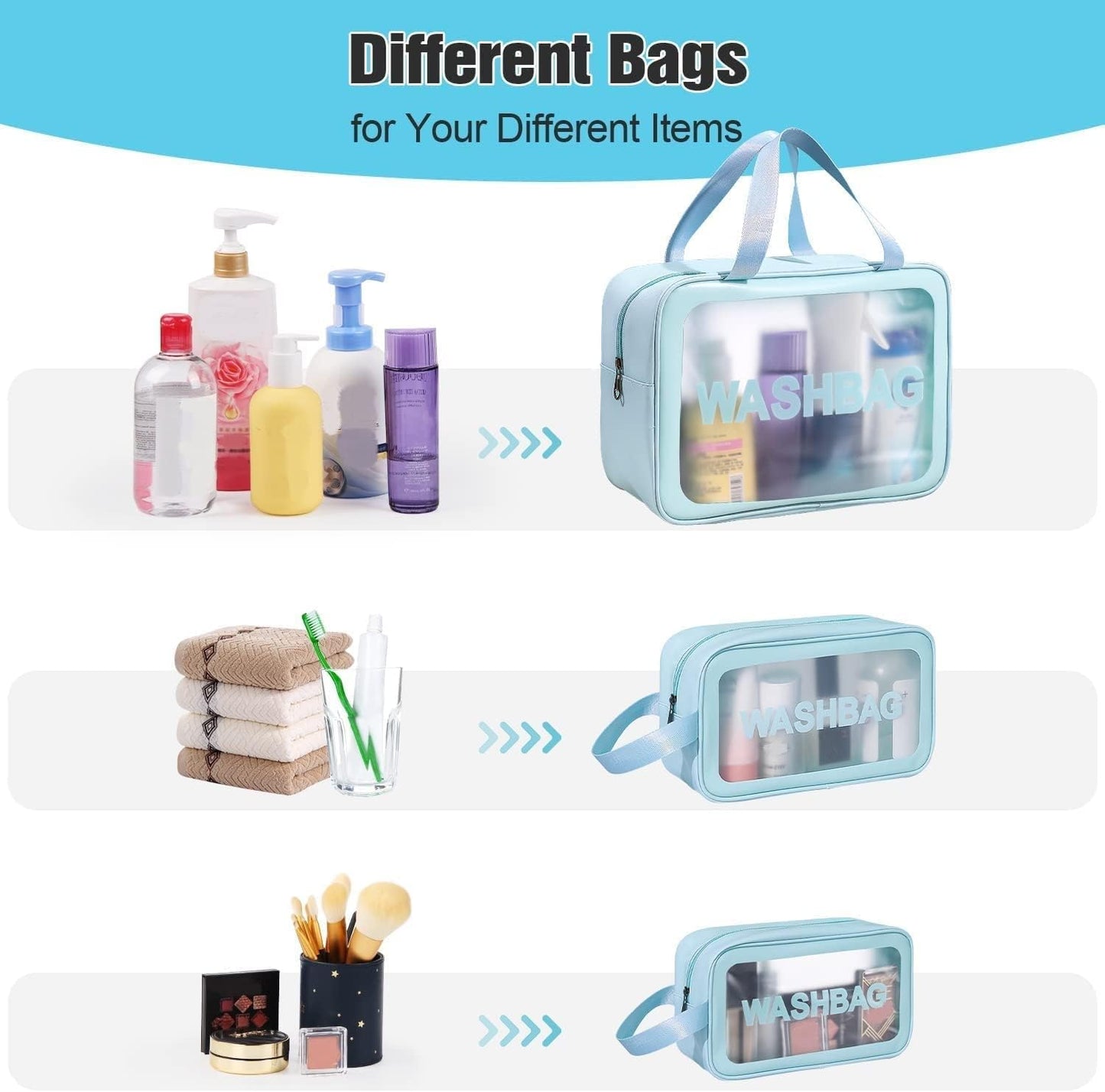 KUKLAR Wash Bag Pouch for Travel Kit Toiletry Bag