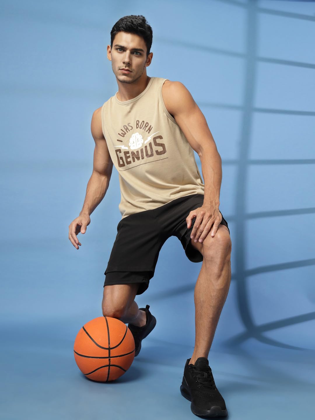 CHKOKKO Tank Tops Sleeveless T-Shirt for Men Cotton