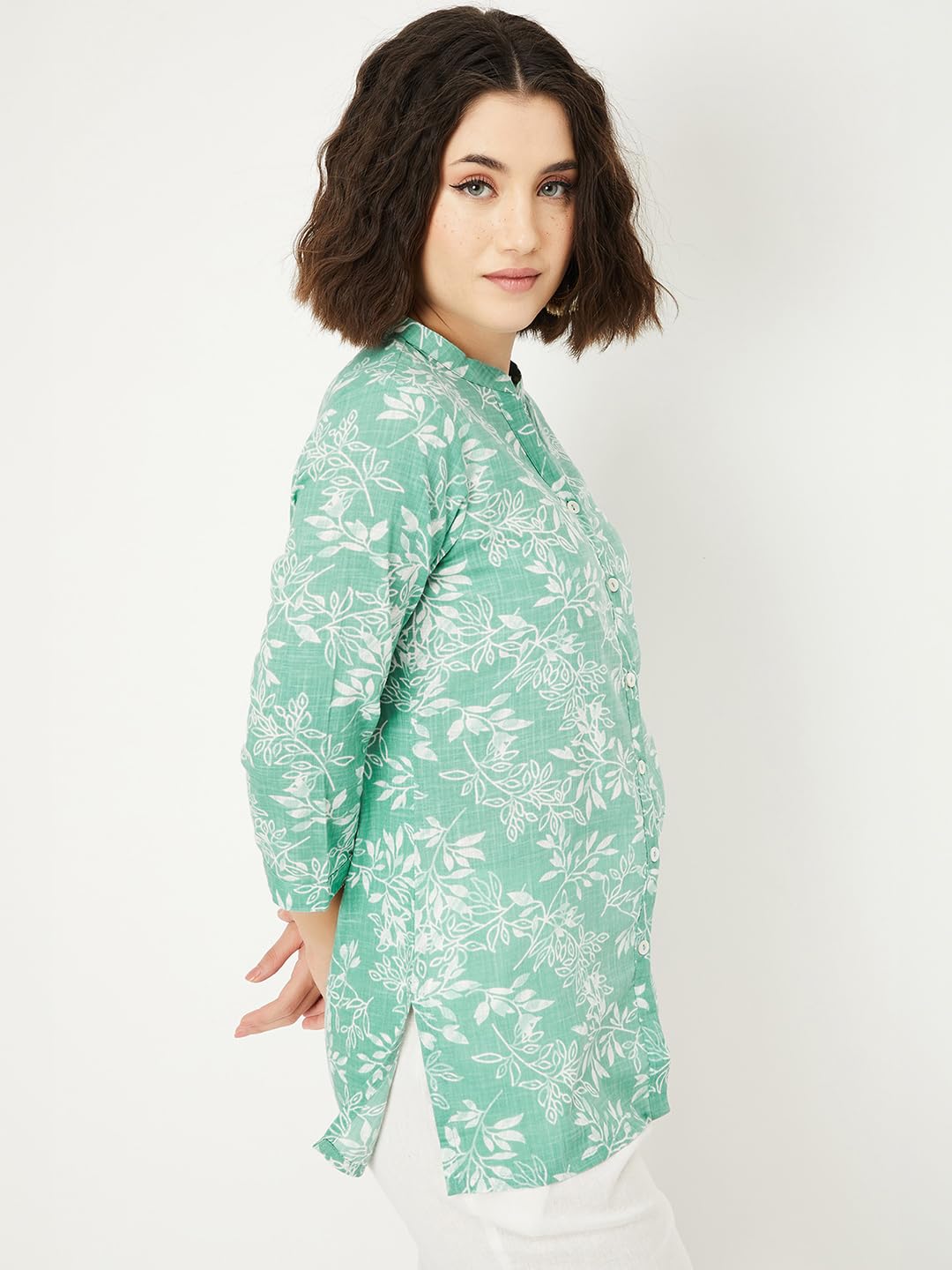Max Women's Cotton Blend Regular Fit Casual Kurta