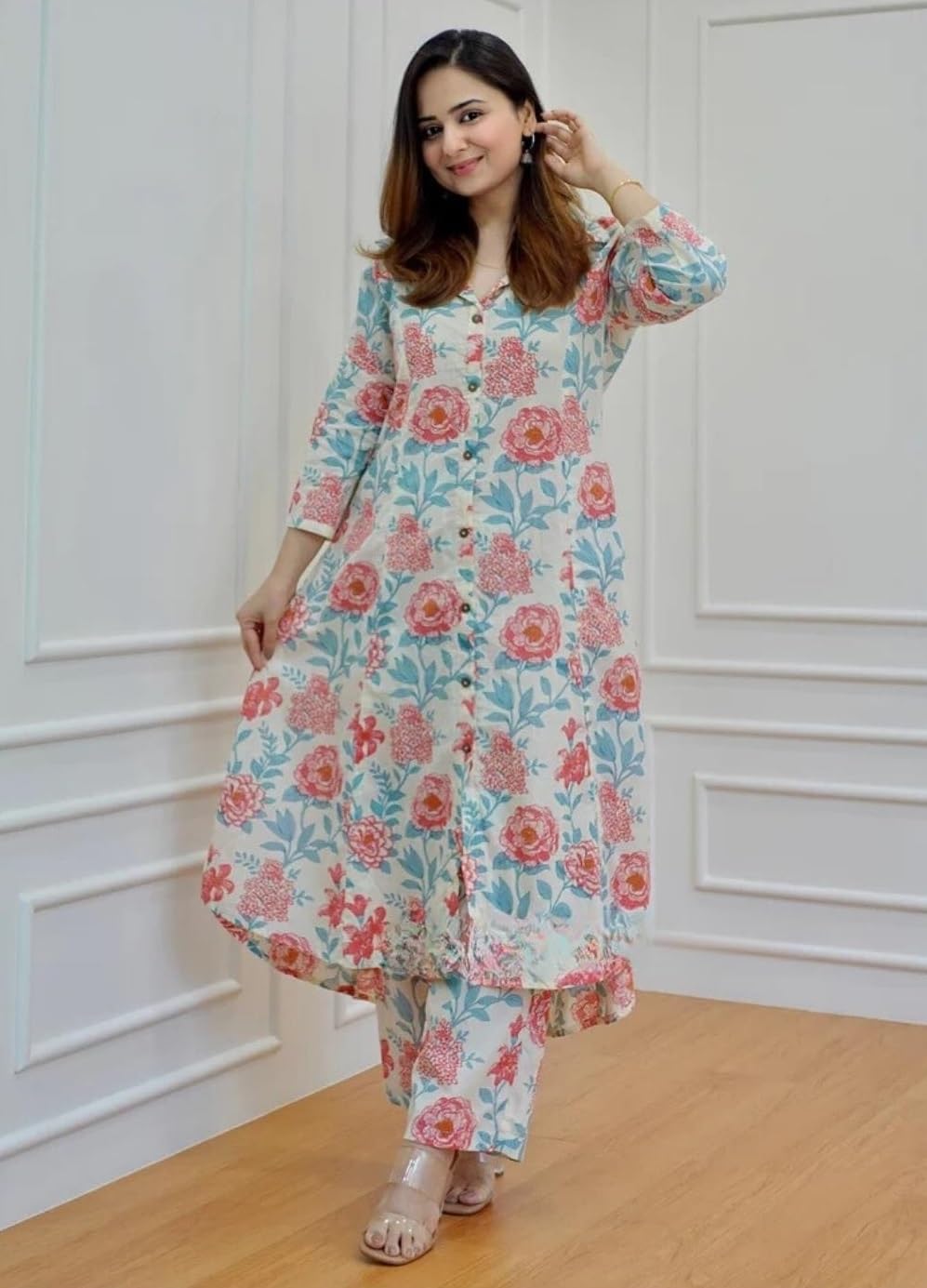 LERIYA FASHION Anarkali Kurta-Set for Women