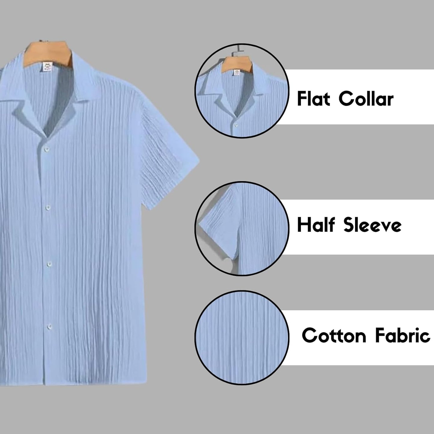 Vikita Enterprise Cotton Stylish Boys Shirts Regular Fit