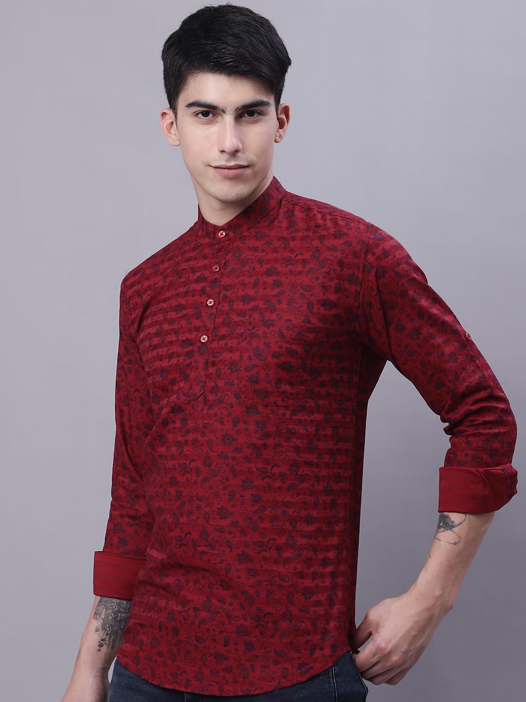 Majestic Man Men's Cotton Regular Fit Short Floral