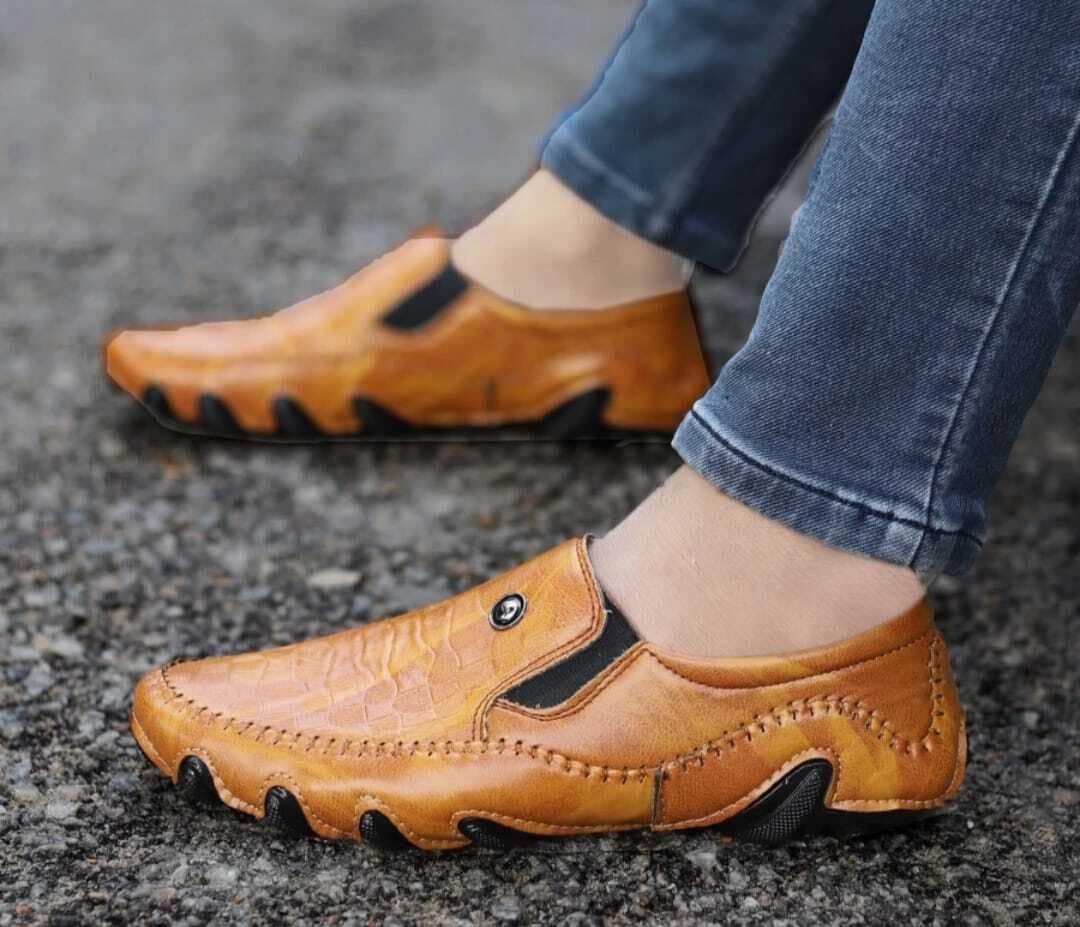 HATTOUN Synthetic Leather Comfortable Loafers for Men - alphahostel.in