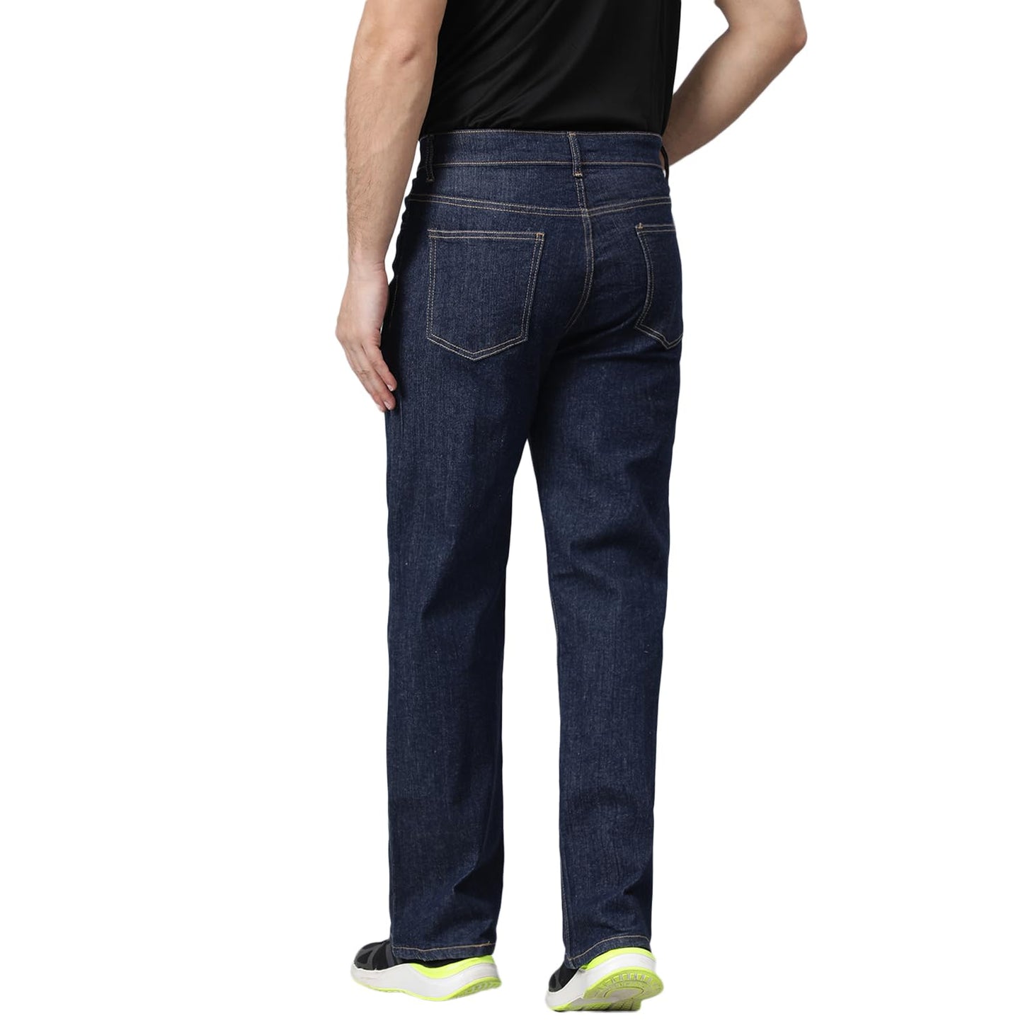 KOTTY Men’s Relaxed Fit Straight-Leg Jeans