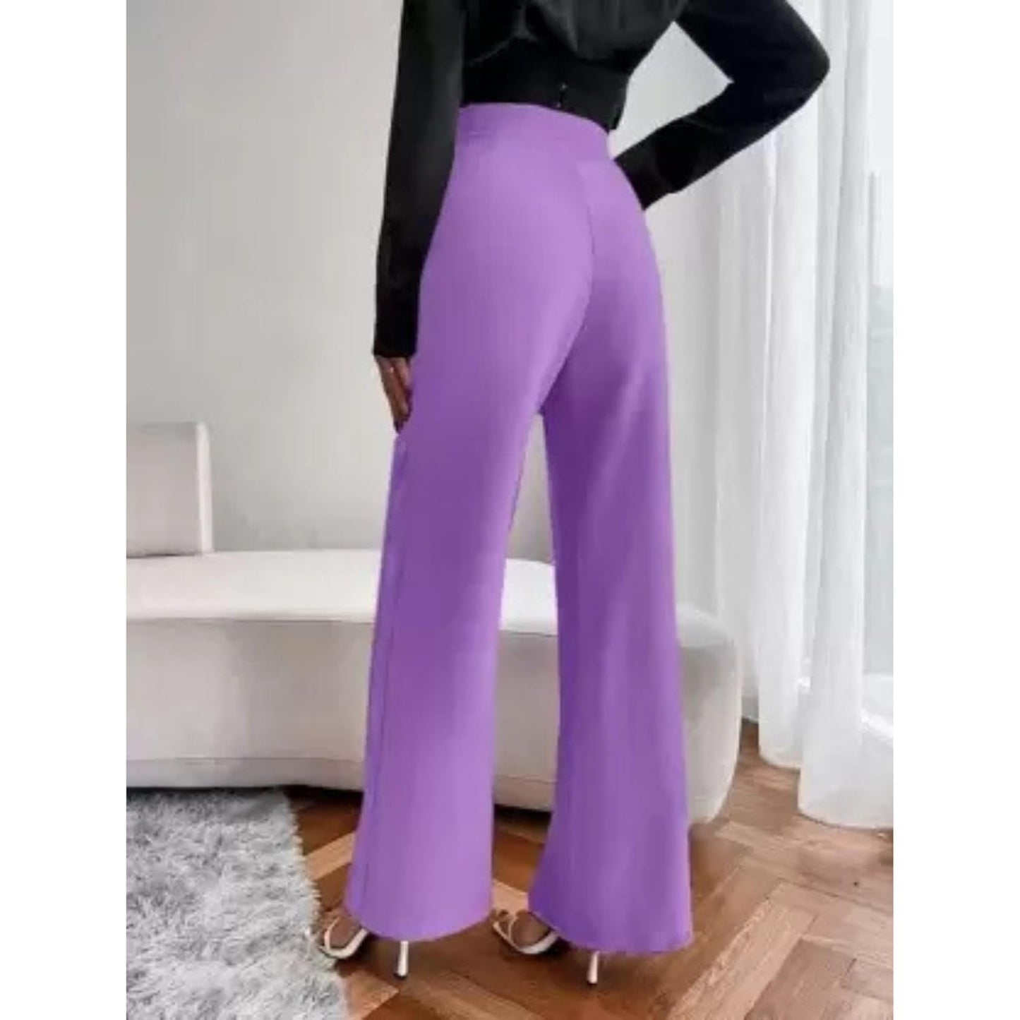 D&V Creations Wide Leg Trousers for Women