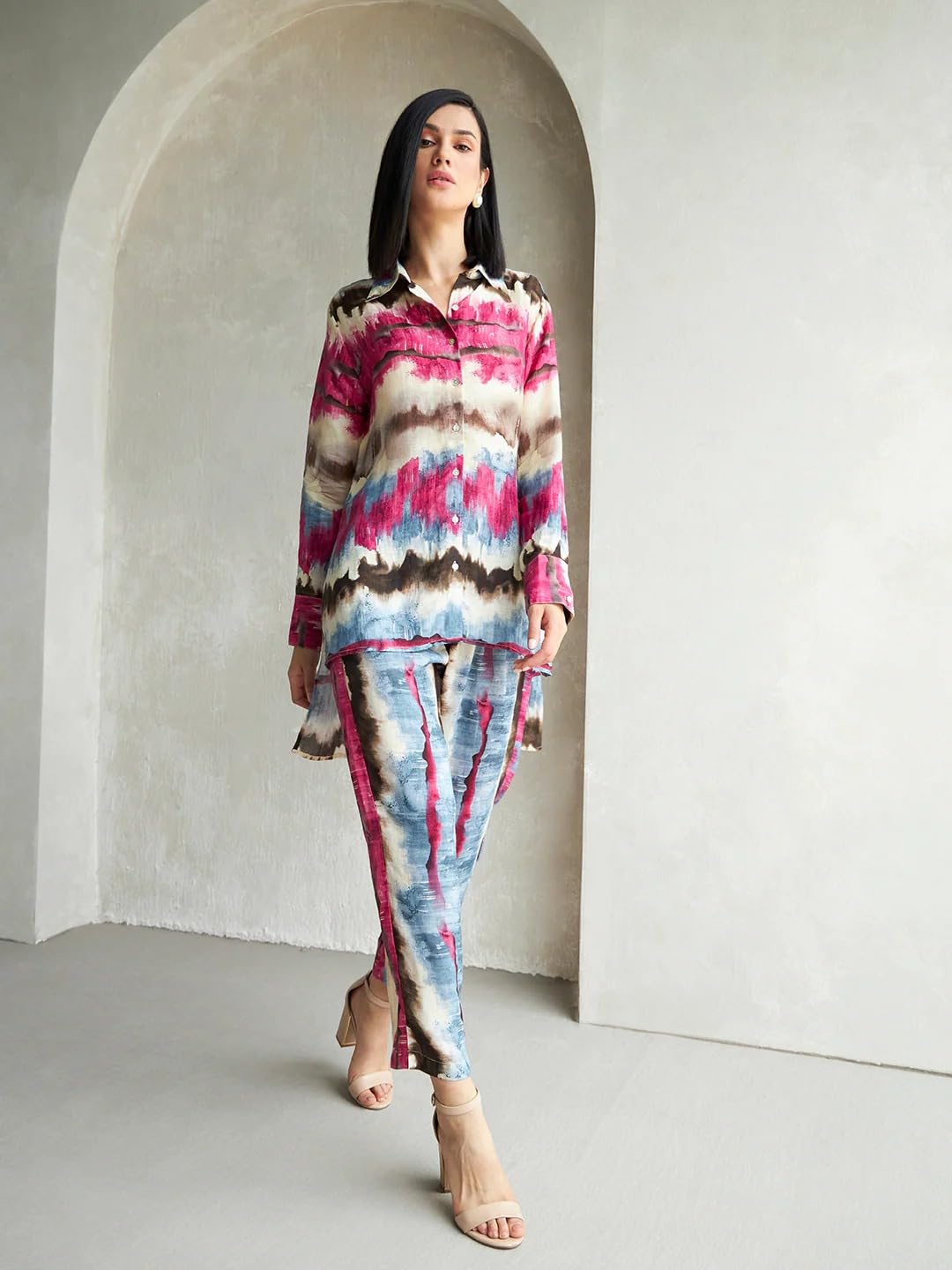 LERIYA FASHION Paisley Printed Kurta-Set for Women