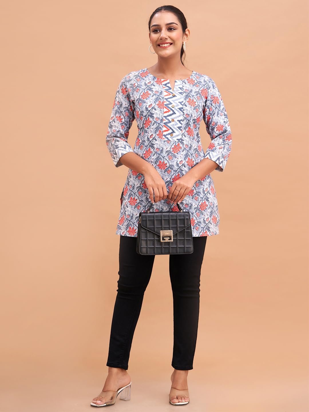 Women Cotton Printed Short Kurti | Short Kurti