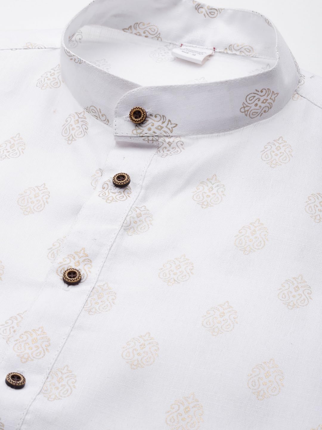 Luxrio Kurta for Men Cotton Blend Printed Regular Fit
