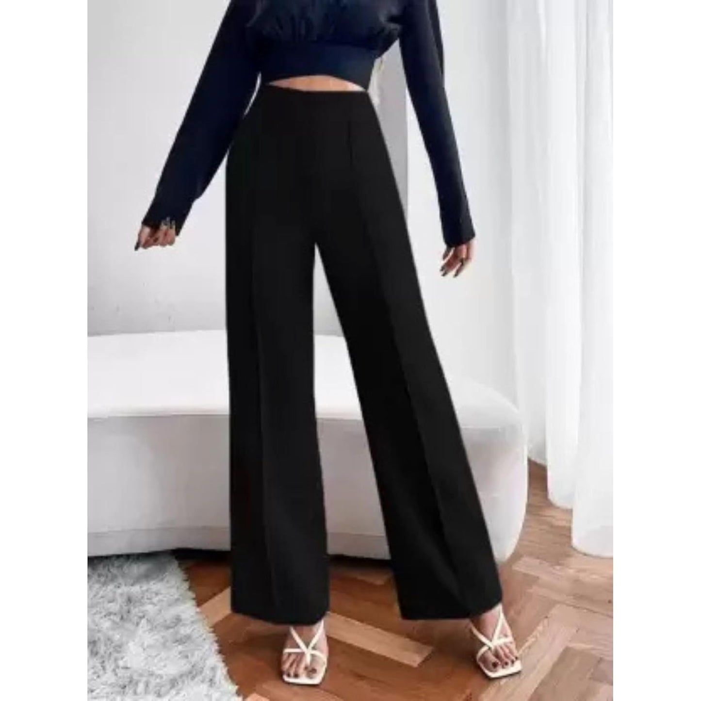 D&V Creations Wide Leg Trousers for Women