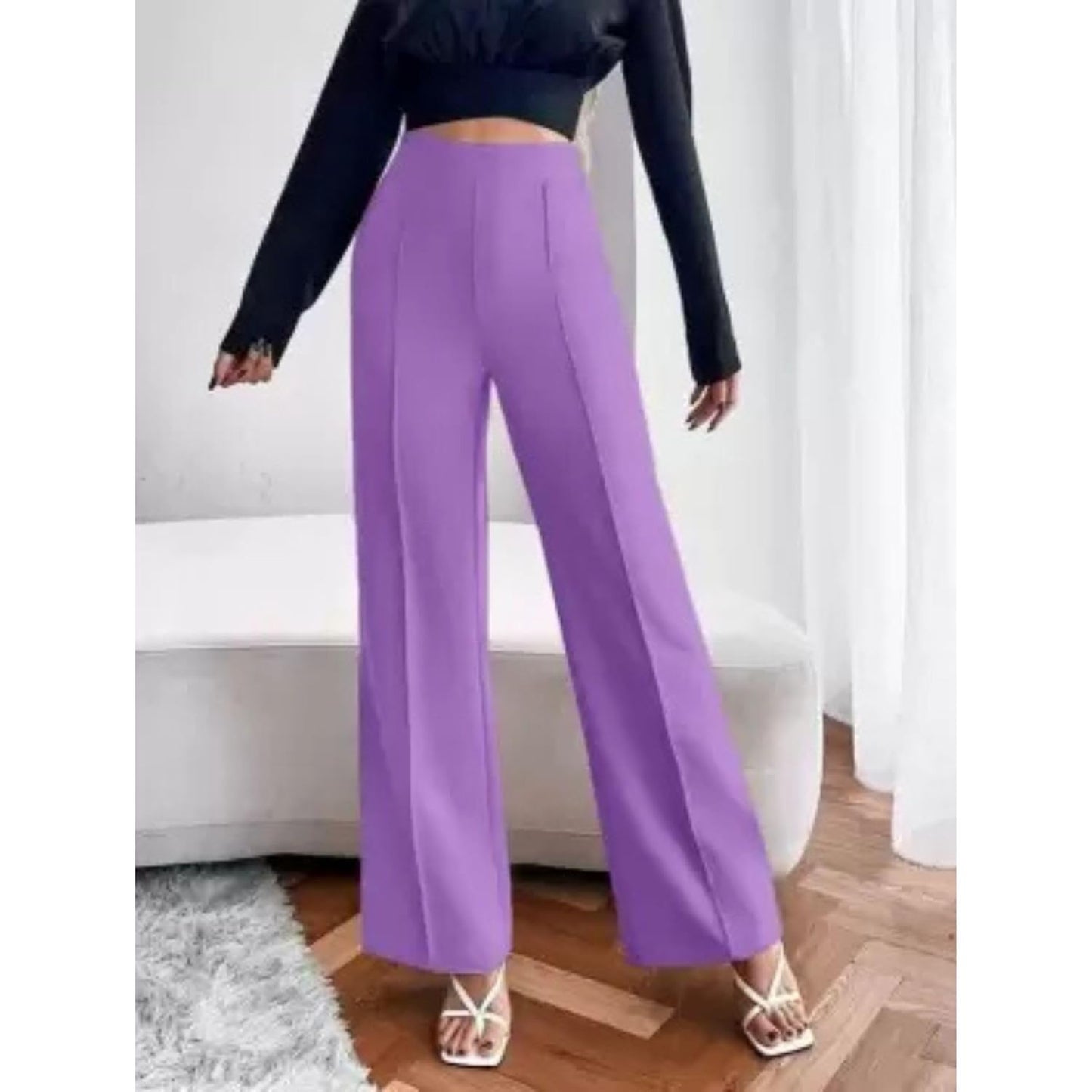 D&V Creations Wide Leg Trousers for Women