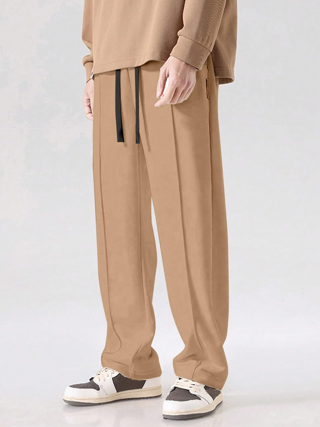 Mehrang White Loose Fit Track Pant for Men || Joggers